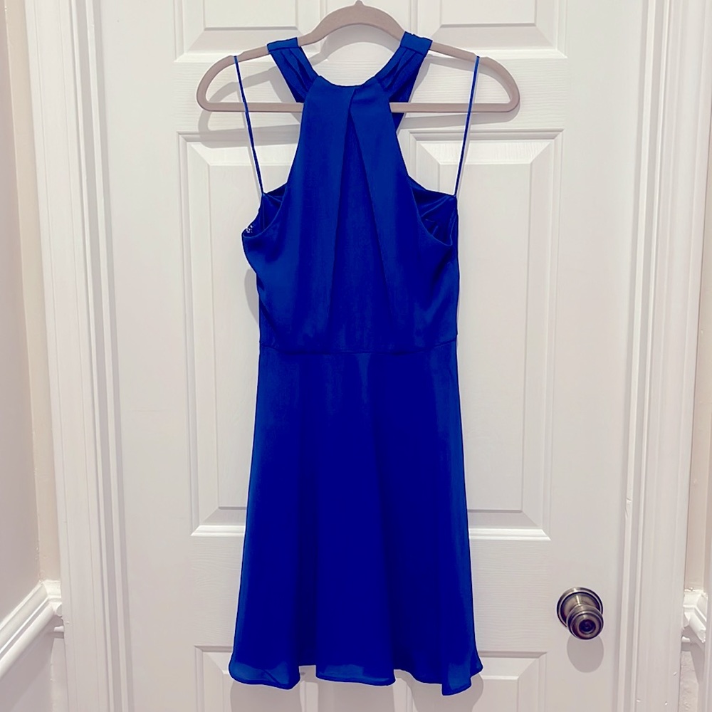 Express size 6, royal blue dress. Worn only once. Double lined. Polyester.